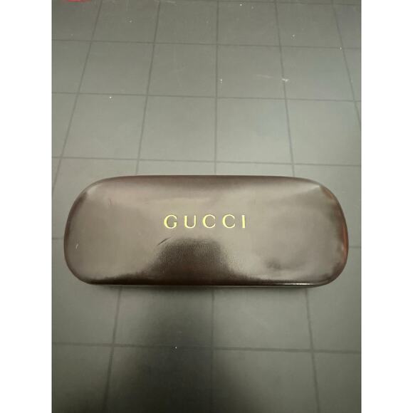 Gucci Brown Eyewear Case – Hard Shell Sunglasses Box - Picture 1 of 2